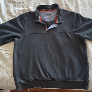 Orvis brand XXL 3/4 button sweatshirt